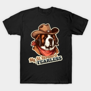 Cowboy St. Bernard T-Shirt